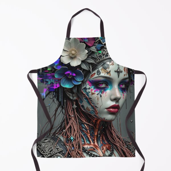 Item preview, Cybernetic Bloom: Glitched Beauty in Bloom designed and sold by Insomnia Art Designs.