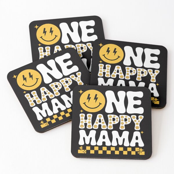 Item preview, One Happy Mama 1st First Smile Face Birthday Family Matching designed and sold by sonlylya.