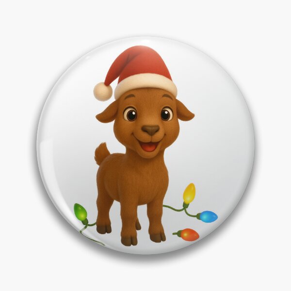 Artikelvorschau, Weihnachts-LaMancha-Ziege entworfen und verkauft von Sillytoe.