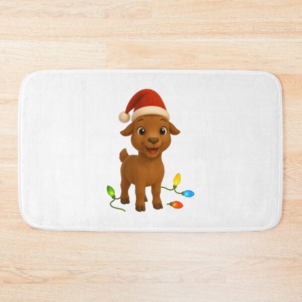 Item preview, Christmas LaMancha Goat designed and sold by Sillytoe.