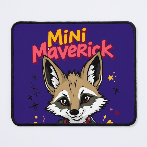 Item preview, Mini Maverick Cool Coyote in Leather Jacket - Playground Punk Kids Rebel Design designed and sold by Amplify-n-Co.