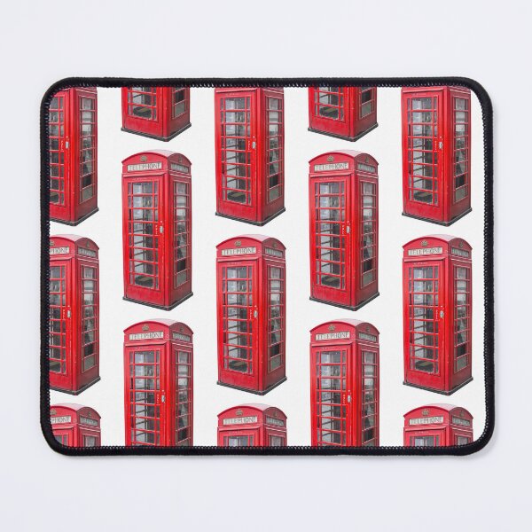 Item preview, British Red Vintage Phone Booth – Classic London Icon designed and sold by PIXEL POP DESIGNS - Beyond the Norm!.