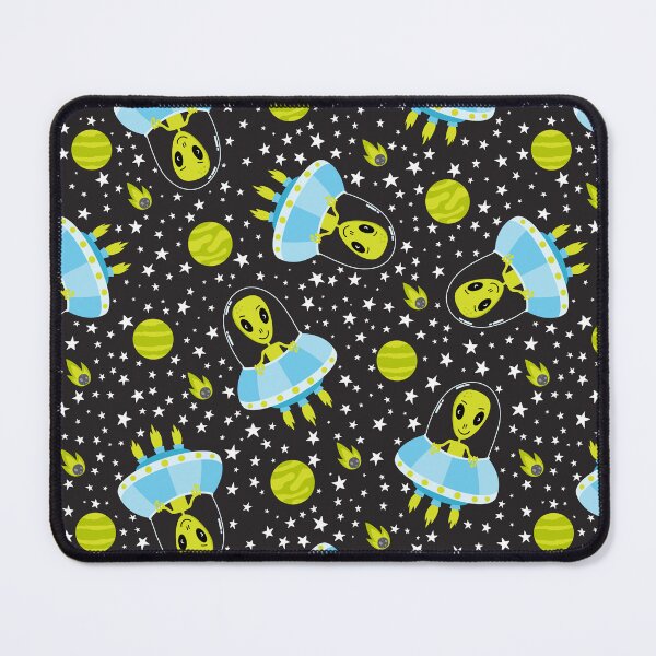 Item preview, UFO's with Green Aliens designed and sold by TrilbyWorks.