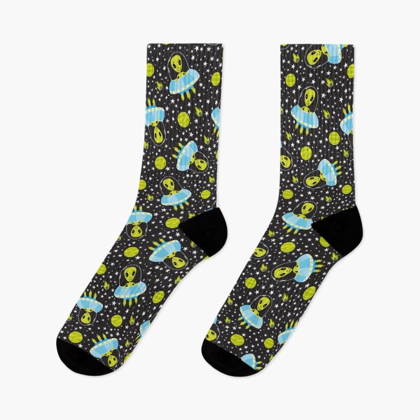 Item preview, UFO's with Green Aliens designed and sold by TrilbyWorks.