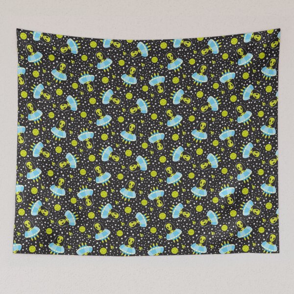 Item preview, UFO's with Green Aliens designed and sold by TrilbyWorks.