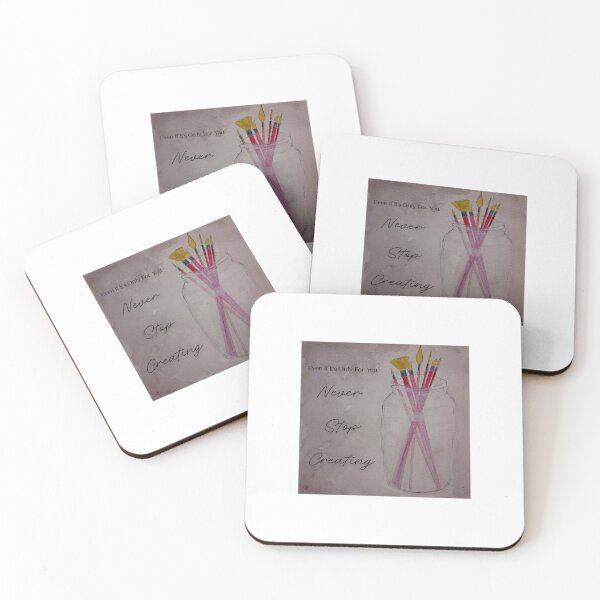 Item preview, Never stop creating art designed and sold by Budibabe.