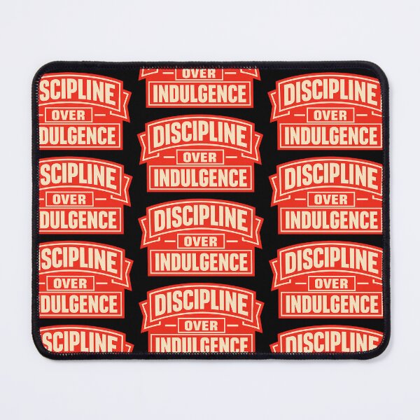 Item preview, Discipline Over Indulgence Design designed and sold by TeeTimeTreasure.