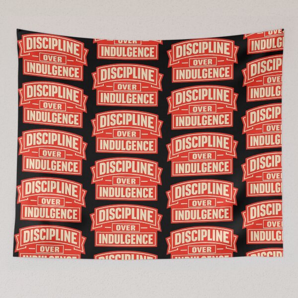 Item preview, Discipline Over Indulgence Design designed and sold by TeeTimeTreasure.