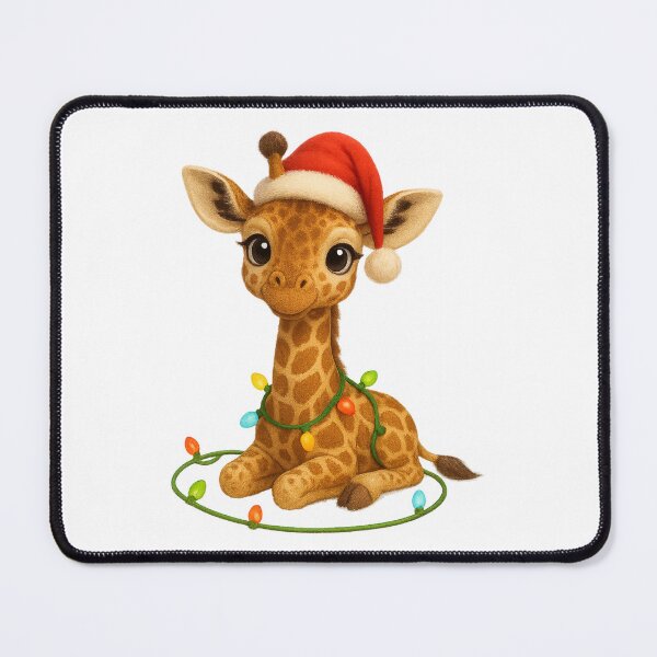 Item preview, Christmas Masai Giraffe designed and sold by Sillytoe.