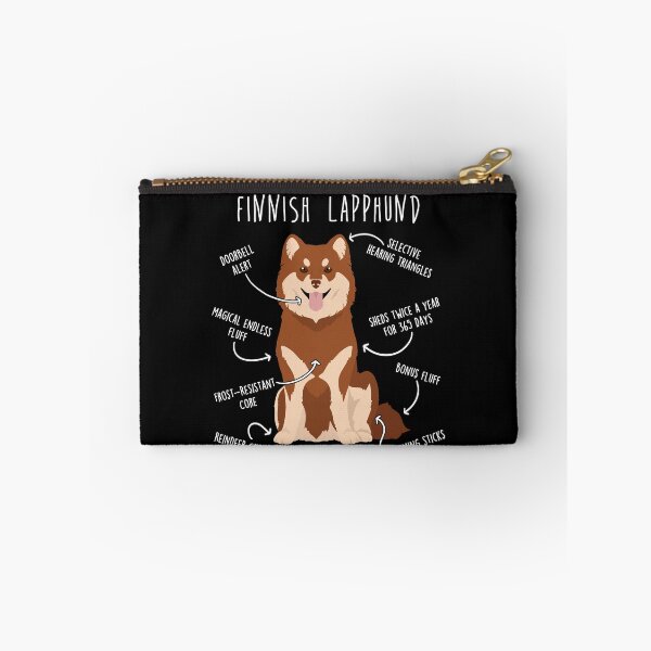 Item preview, Brown Finnish Lapphund Dog Anatomy designed and sold by Clara Hollins.