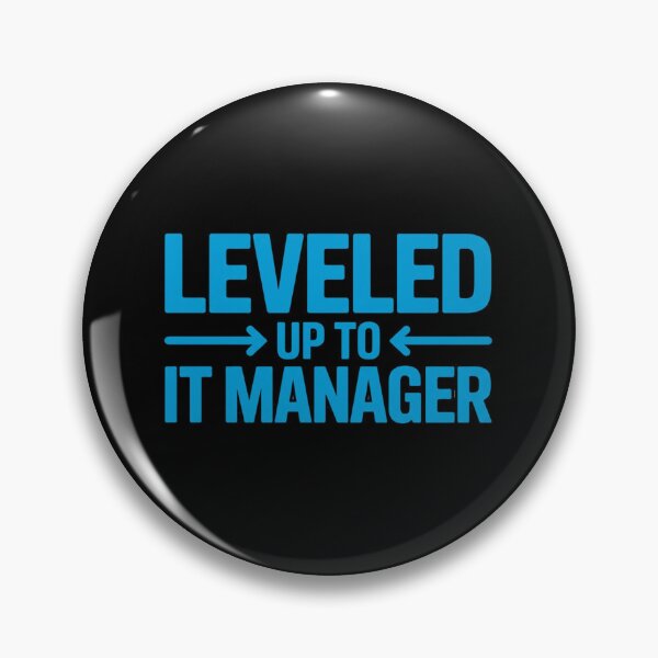 Item preview,  Leveled Up to IT Manager – Promotion Tech Geek Gamer Style designed and sold by w66aboo.