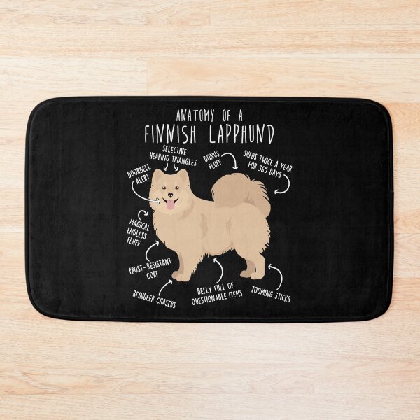 Item preview, Cream Finnish Lapphund Dog Anatomy designed and sold by Clara Hollins.