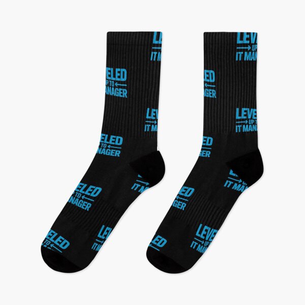 Item preview,  Leveled Up to IT Manager – Promotion Tech Geek Gamer Style designed and sold by w66aboo.