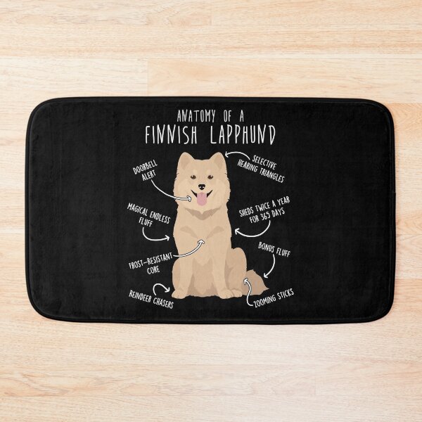 Item preview, Cream Finnish Lapphund Dog Anatomy designed and sold by Clara Hollins.