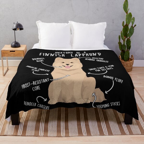 Item preview, Cream Finnish Lapphund Dog Anatomy designed and sold by Clara Hollins.