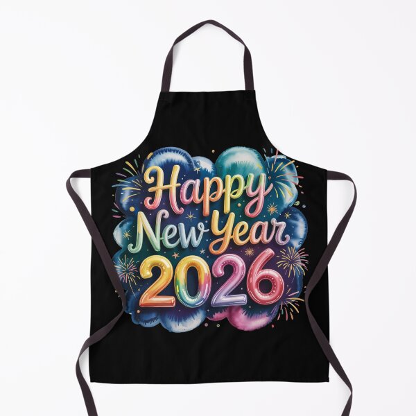 Item preview, Happy New Year 2026 Colorful Watercolor Celebration designed and sold by SoftStyleStudio ⭐⭐⭐.