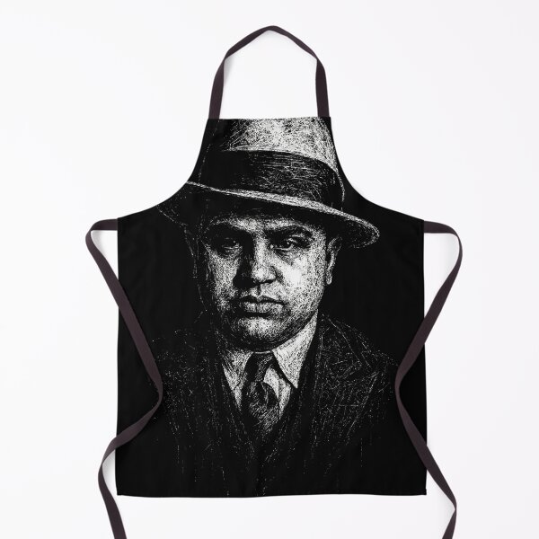 Item preview, Al Capone Distressed Gothic Gangster Portrait designed and sold by Mortisigil.
