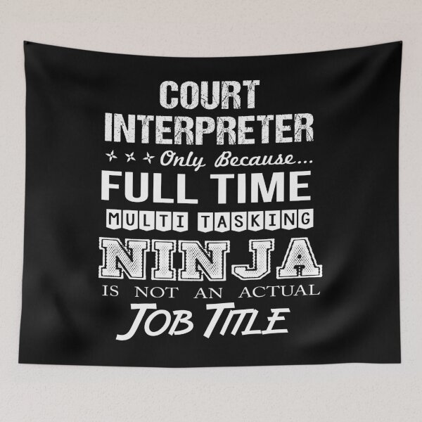 Item preview, Court Interpreter designed and sold by vanejamofedau.
