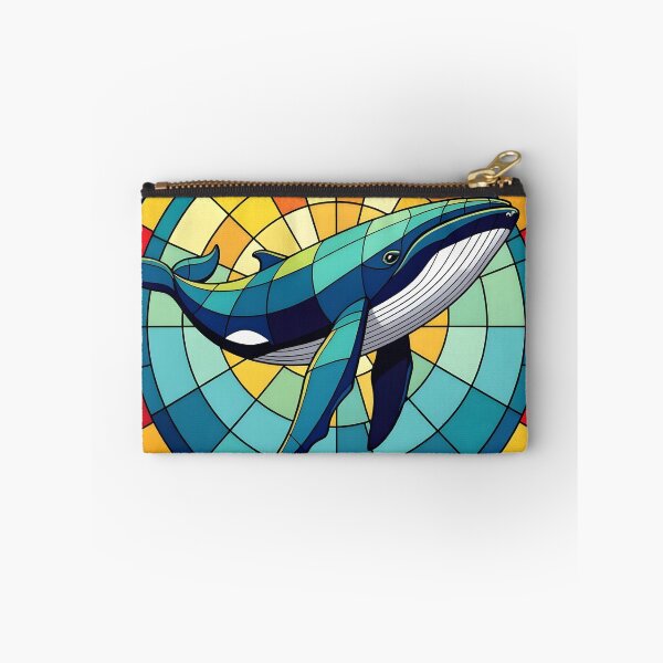 Item preview, Stained Glass Whale designed and sold by ChanceTwoArt.