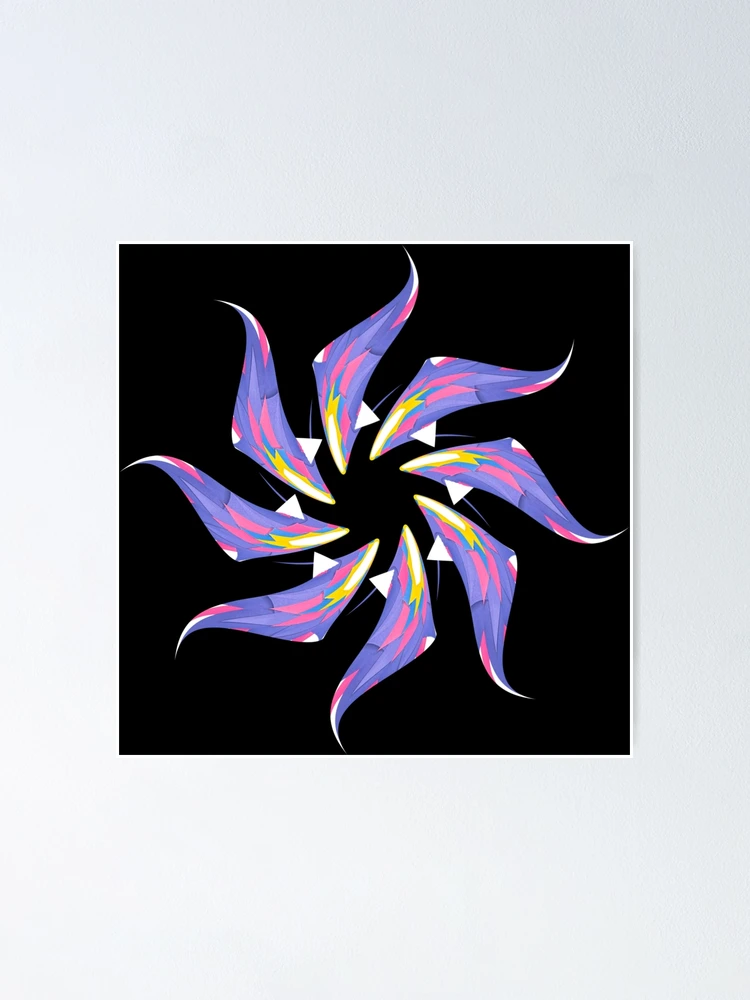 Thumbnail 1 of 3, Poster, Colorful mandala designed and sold by Meo Design.