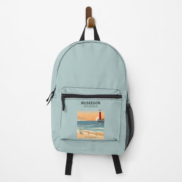 Item preview, Muskegon Michigan Lighthouse Sunset designed and sold by American Travels.