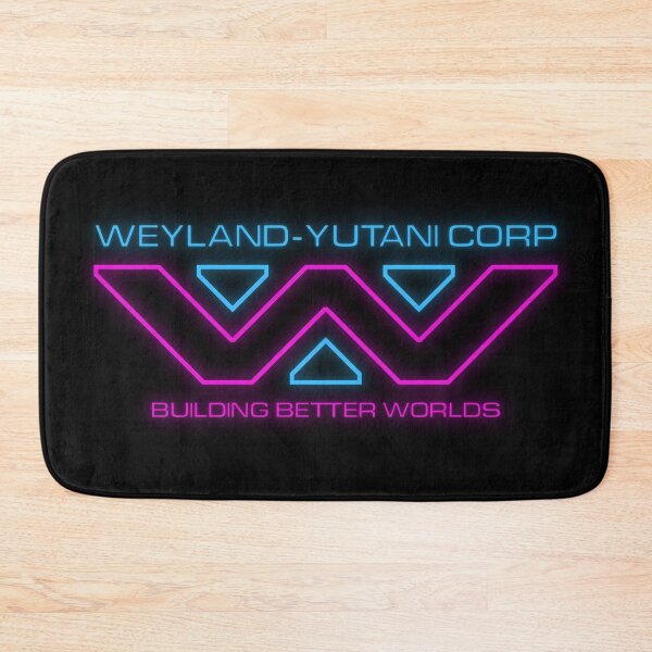 Item preview, Alien Weyland Yutani Corp Retrowave Neon Logo designed and sold by Power Up Prints.