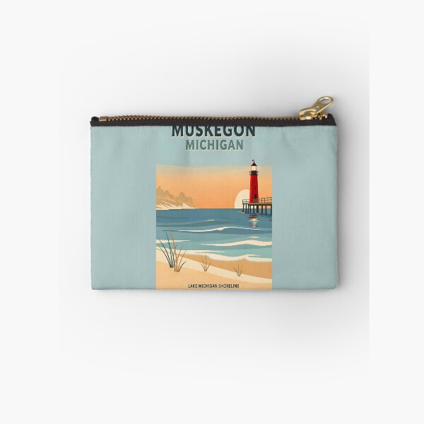 Item preview, Muskegon Michigan Lighthouse Sunset designed and sold by American Travels.
