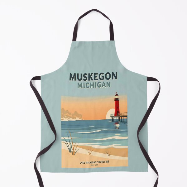 Item preview, Muskegon Michigan Lighthouse Sunset designed and sold by American Travels.
