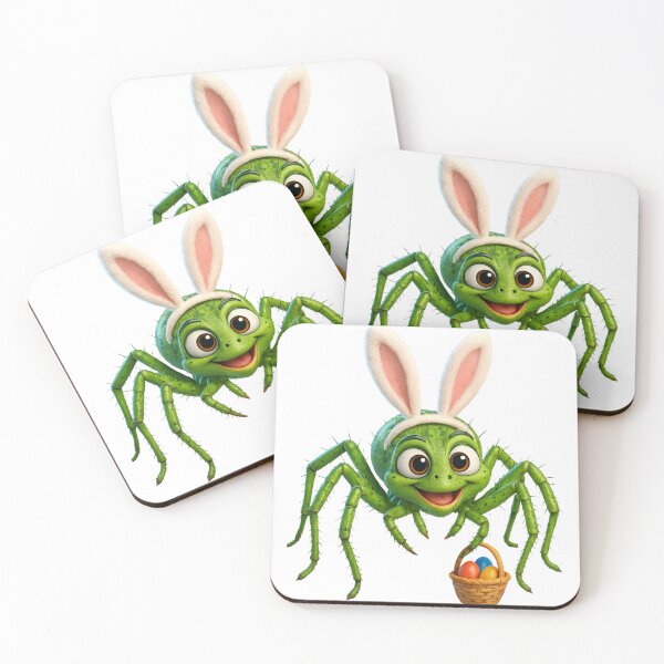 Item preview, Easter Green Lynx Spider designed and sold by Sillytoe.