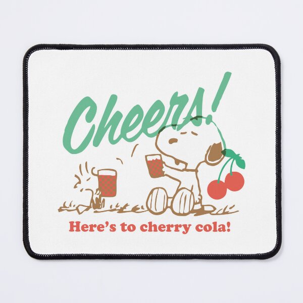 Item preview, snoopy woodstock cheers cherry cola designed and sold by jaqebistyrli.