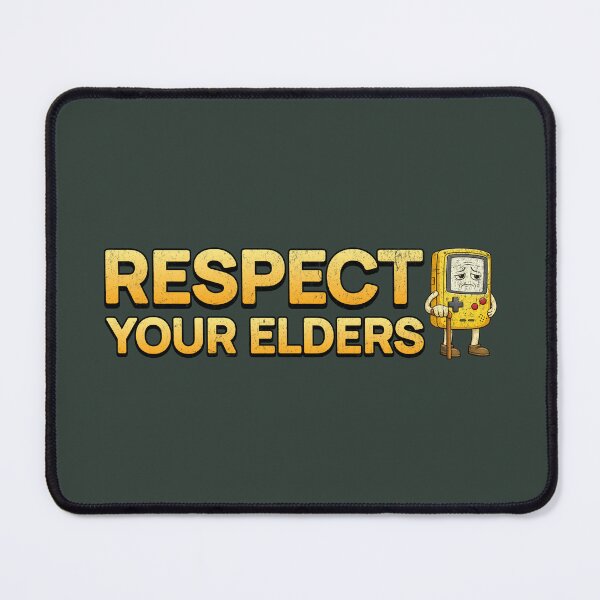 Item preview, Respect Your Elders Gaming Control Retro – Minimal Retro Gaming Typography design designed and sold by s.waniel1.