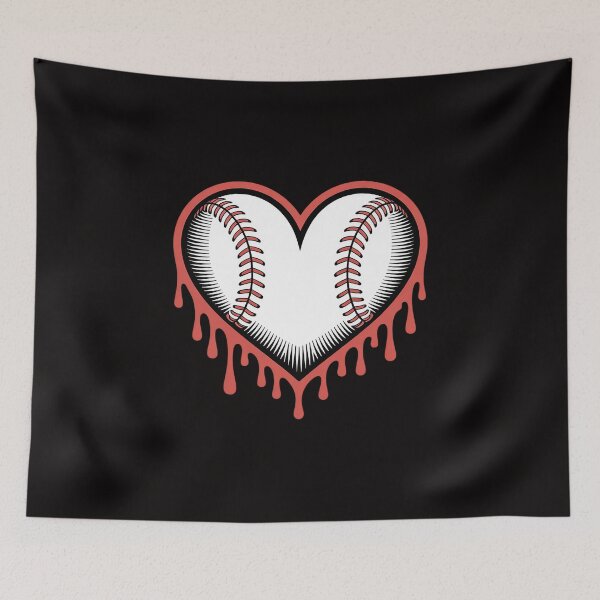 Item preview, Baseball Heart Valentines Day Sports Lover Catcher Player Premium designed and sold by banbopbii.