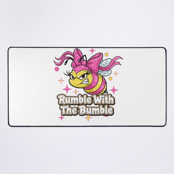 Item preview, Rumble With The Bumble Y2K Bee Pink Bow Sassy Ironic Girly Aesthetic 2000s Streetwear designed and sold by Selloria.