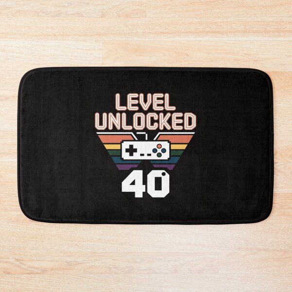 Item preview, Level 40 Unlocked Gamer 40th Birthday Video Game Lovers designed and sold by banbopbii.