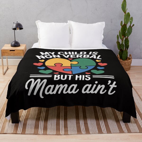 Item preview, Non Verbal Autism My Child Non Verbal But His Mama Ain't designed and sold by banbopbii.