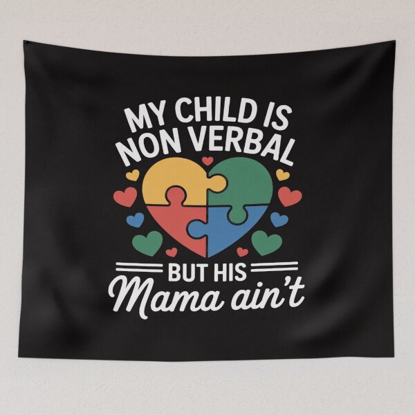 Item preview, Non Verbal Autism My Child Non Verbal But His Mama Ain't designed and sold by banbopbii.