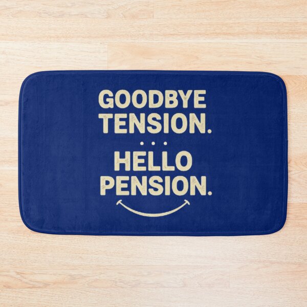 Item preview, Goodbye Tension Hello Pension Shirt – Funny Retirement Gift designed and sold by Syrupulse.