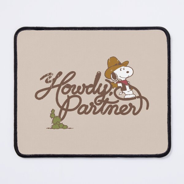 Item preview, snoopy cowboy "howdy partner"? designed and sold by jaqebistyrli.
