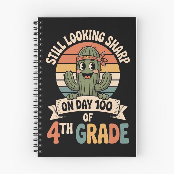 Item preview, Still Looking Sharp 100 Days of 4th Grade - Retro Groovy Teacher designed and sold by ViralVector.