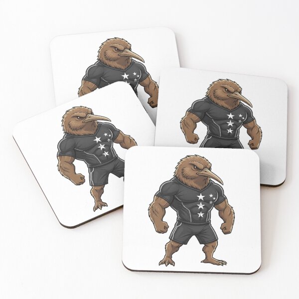 Item preview, Strong New Zealand Kiwi Bird Football Mascot 2026 designed and sold by ArtByKatti.