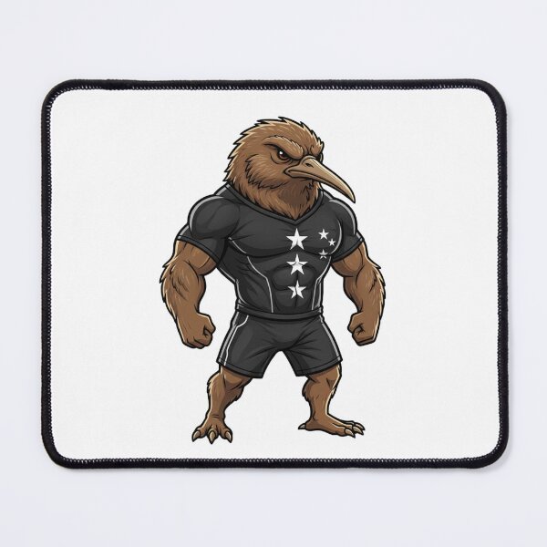 Item preview, Strong New Zealand Kiwi Bird Football Mascot 2026 designed and sold by ArtByKatti.