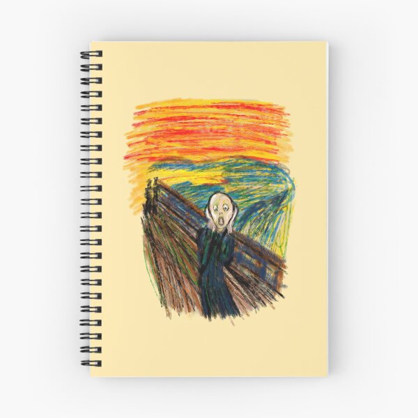 Item preview, The Scream in Crayon  designed and sold by Kate Miller Illustrator.