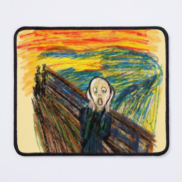 Item preview, The Scream in Crayon  designed and sold by Kate Miller Illustrator.