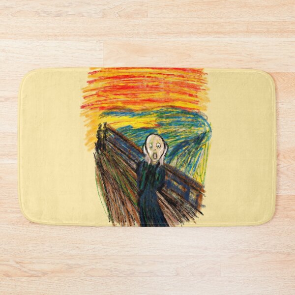 Item preview, The Scream in Crayon  designed and sold by Kate Miller Illustrator.