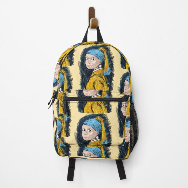 Item preview, Girl With A Pearl Earring in Crayon designed and sold by Kate Miller Illustrator.
