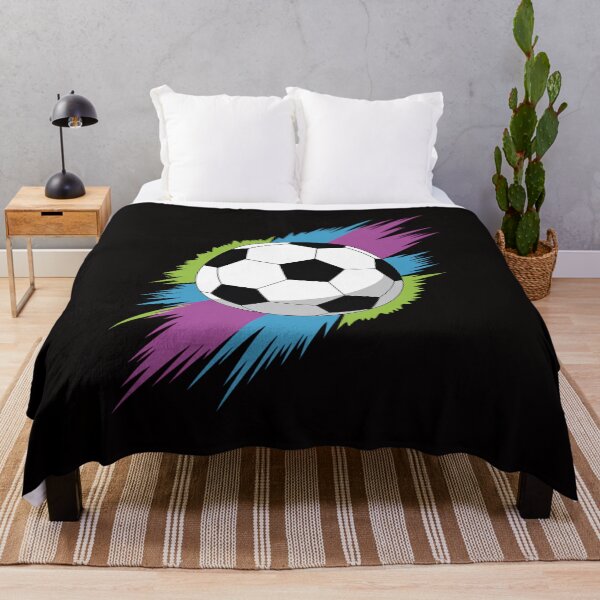 Item preview, Blue Soccer Ball Soccer Player Mens Soccer Boys Soccer designed and sold by AnimeManga2D.