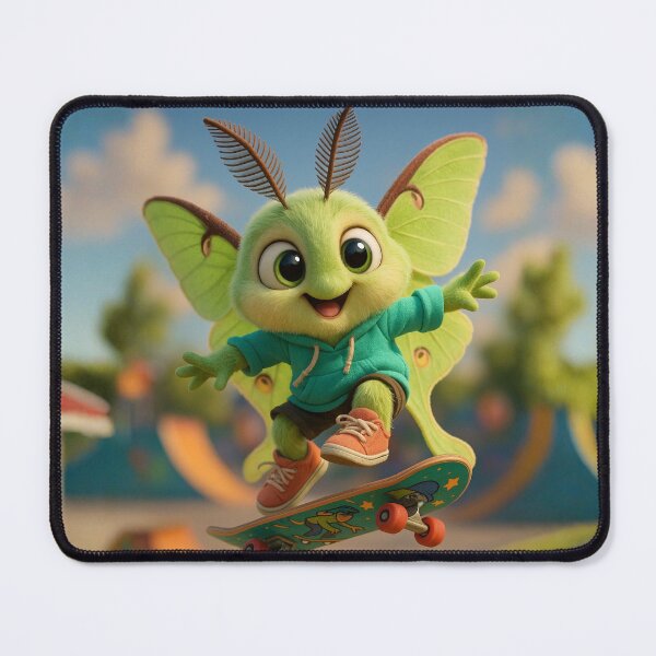 Item preview, Skater Luna Moth designed and sold by Sillytoe.