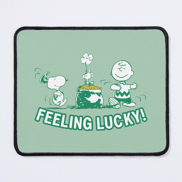 Item preview, feeling lucky quotes charlie snoopy woodstock designed and sold by jaqebistyrli.