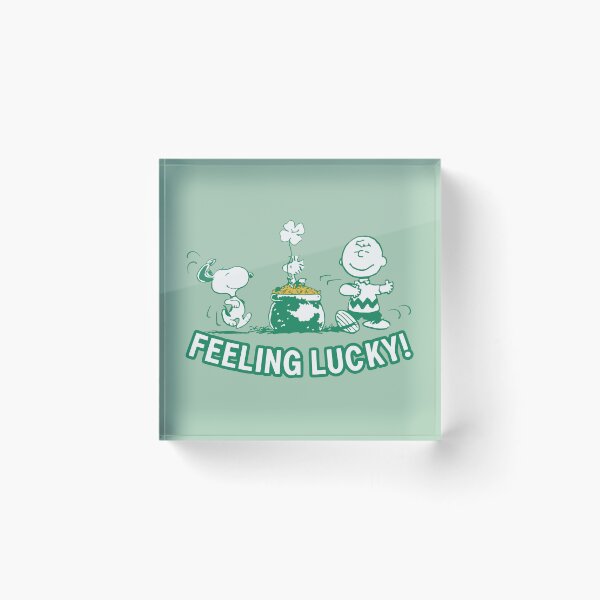 Item preview, feeling lucky quotes charlie snoopy woodstock designed and sold by jaqebistyrli.