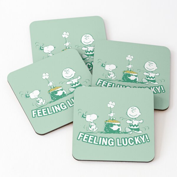 Item preview, feeling lucky quotes charlie snoopy woodstock designed and sold by jaqebistyrli.